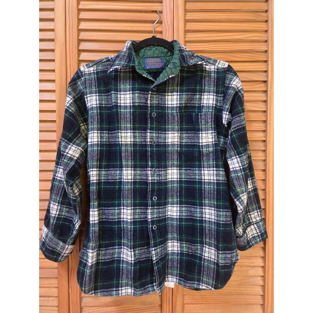 Green Plaid Men's Shirt